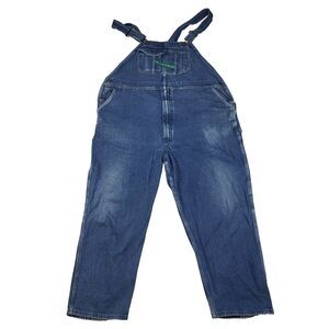 Key Imperial Denim Overalls Mens 52x30 Blue Jeans Bibs